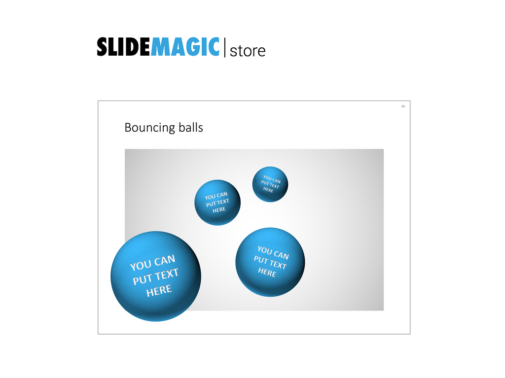 Bouncing balls in PowerPoint