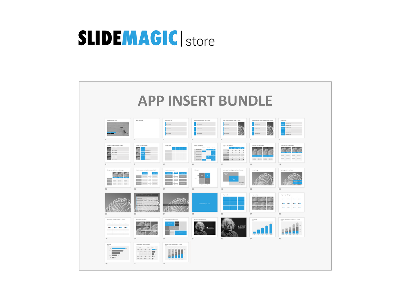 Bundle - the SlideMagic app default template