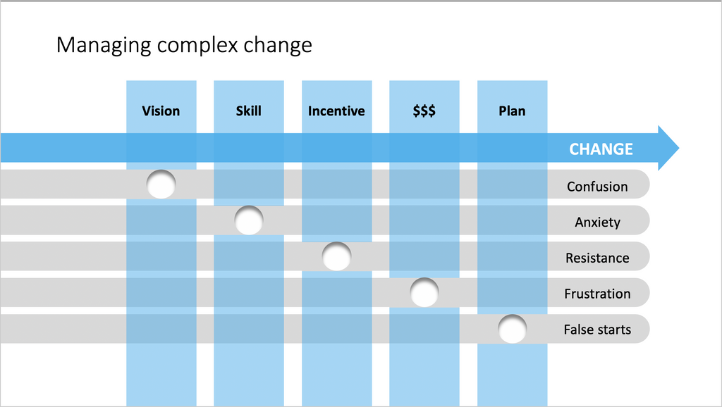 Managing complex change