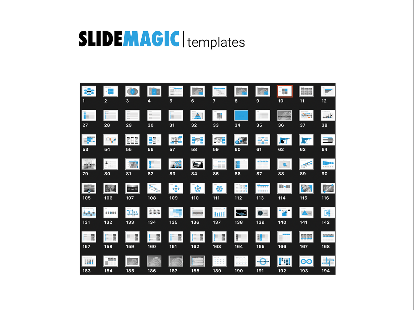 Bundle of 200+ charts
