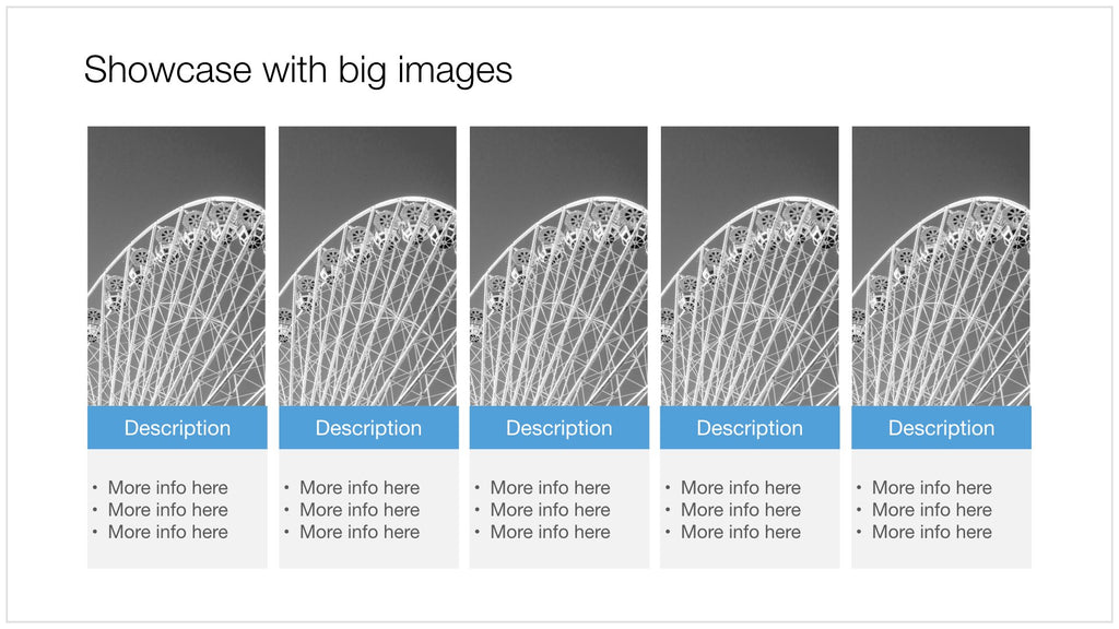 Image grid in Apple Keynote
