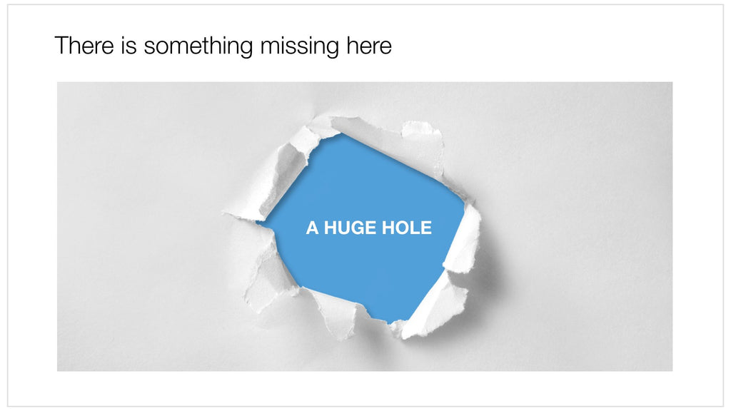 Paper hole in Apple Keynote