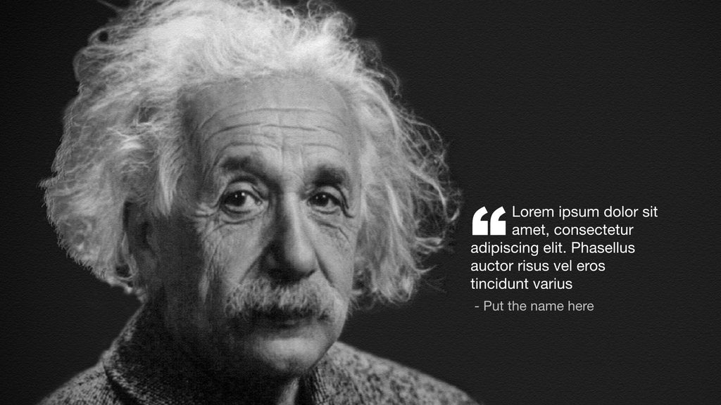 Quote page in Apple Keynote