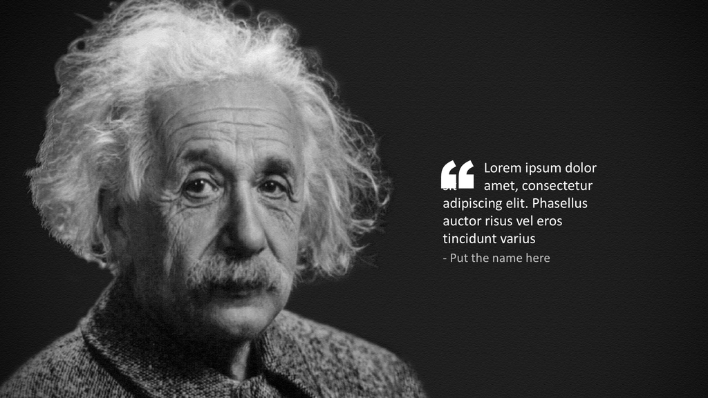 Quote page in PowerPoint