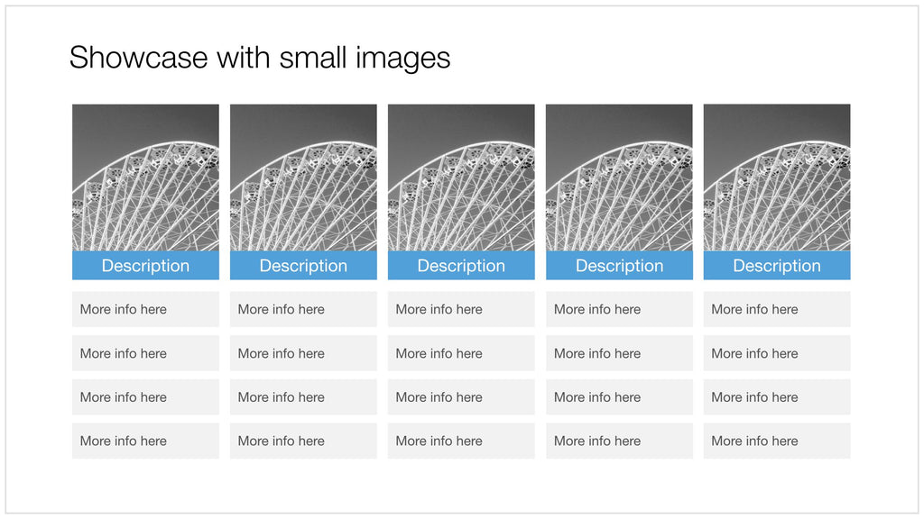 Image grid in Apple Keynote