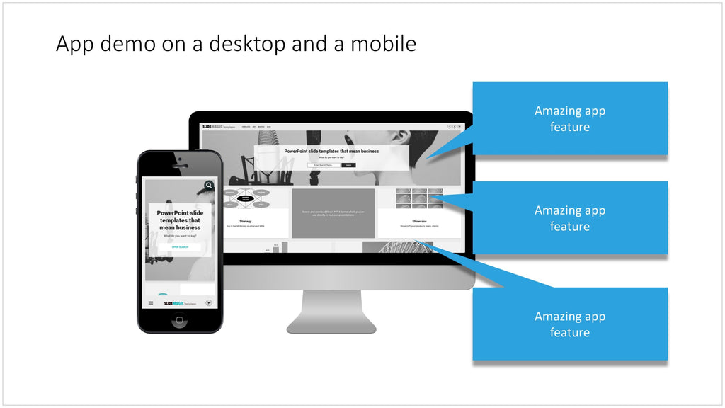 App demo in PowerPoint