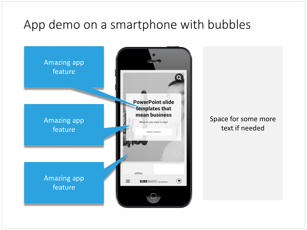 App demo in PowerPoint