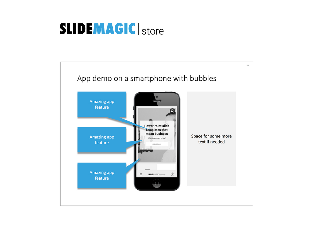 App demo in PowerPoint