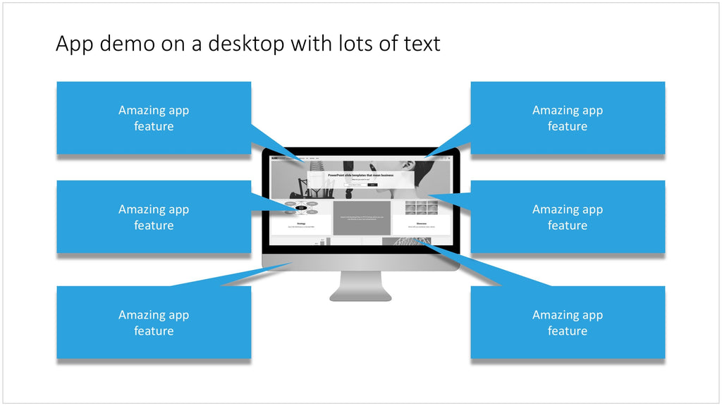App demo in PowerPoint