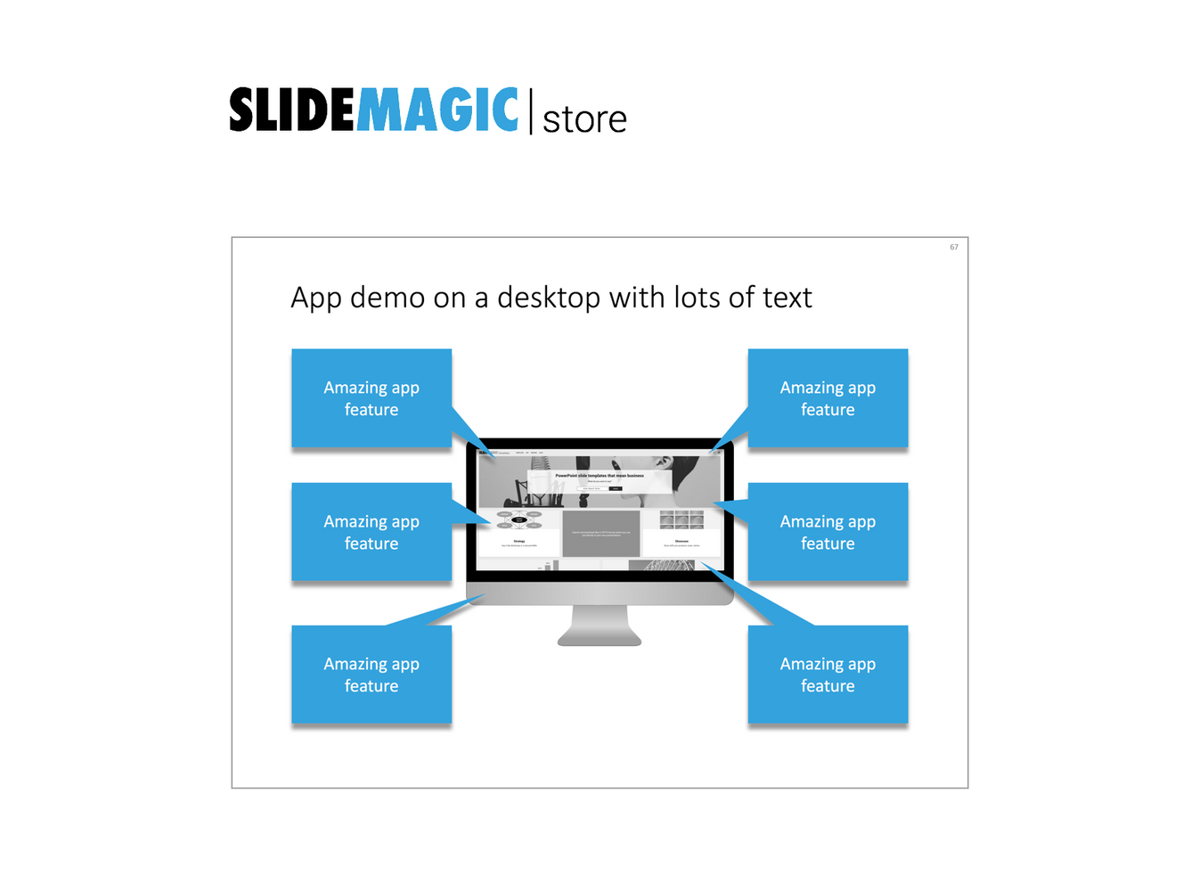 App demo in PowerPoint