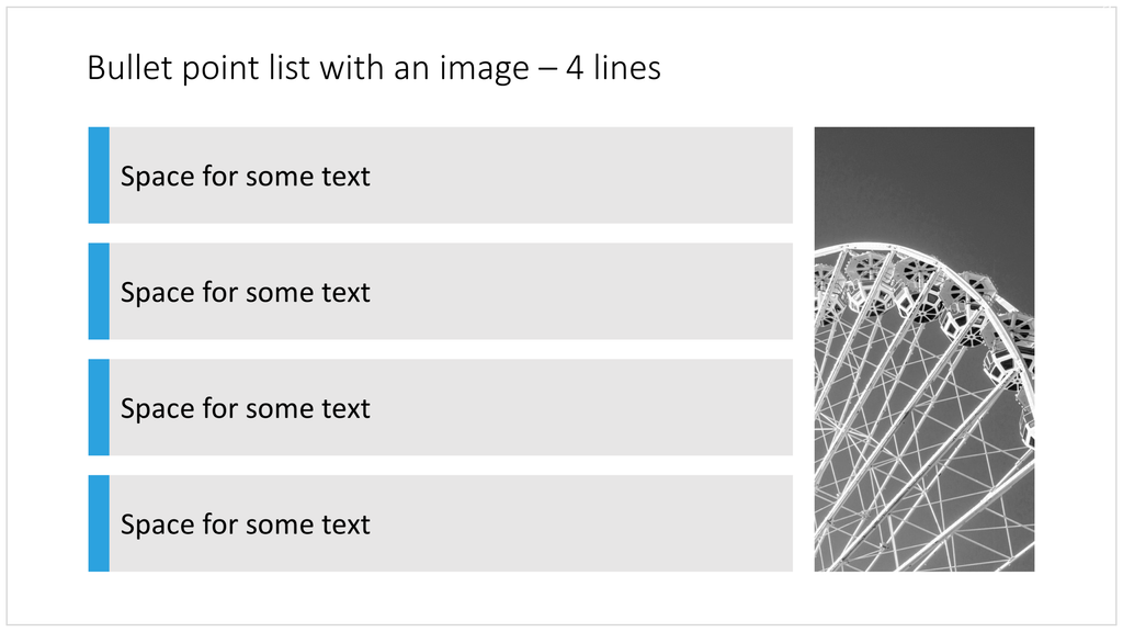 4 bullets in PowerPoint