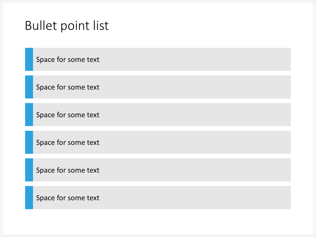 Bullet point selector