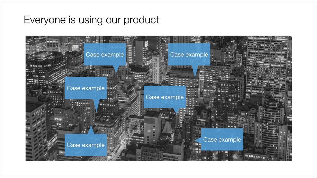 City by night in Apple Keynote