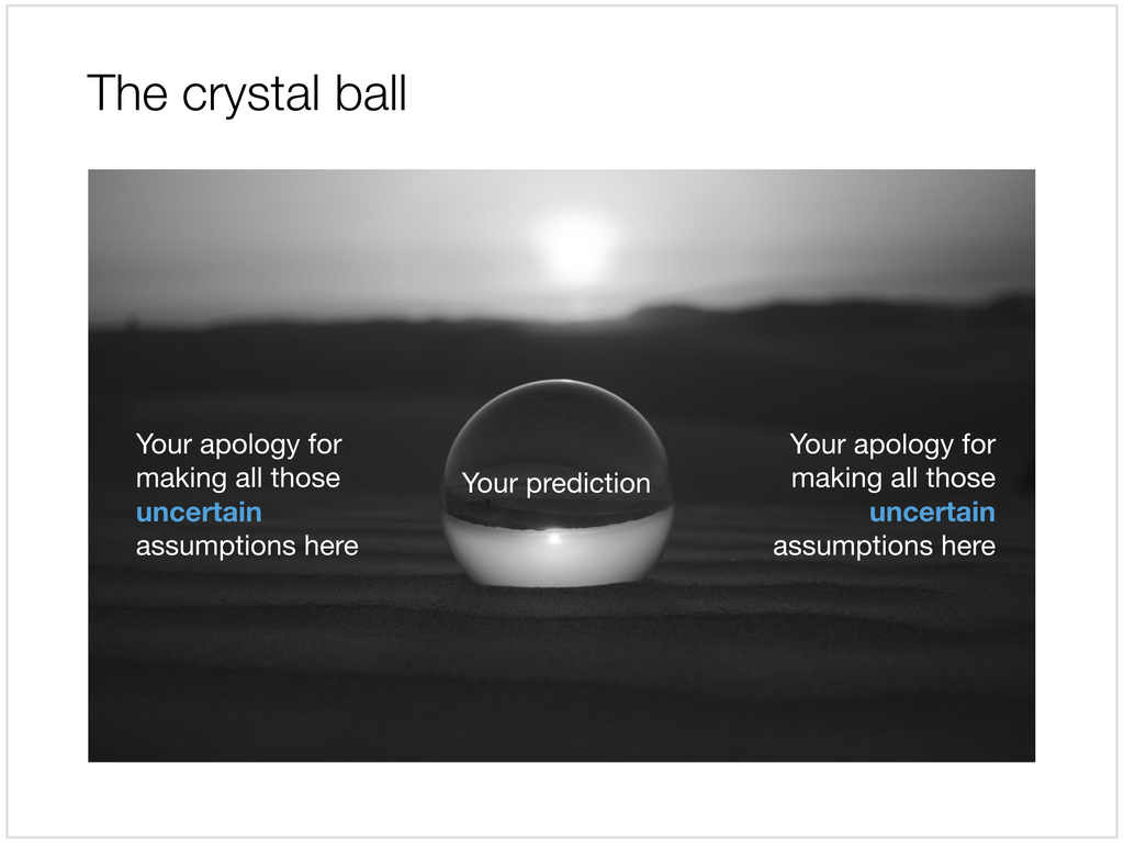 Crystal ball in Apple Keynote