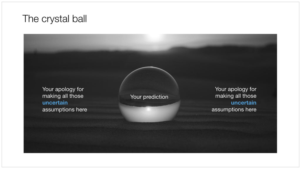 Crystal ball in Apple Keynote