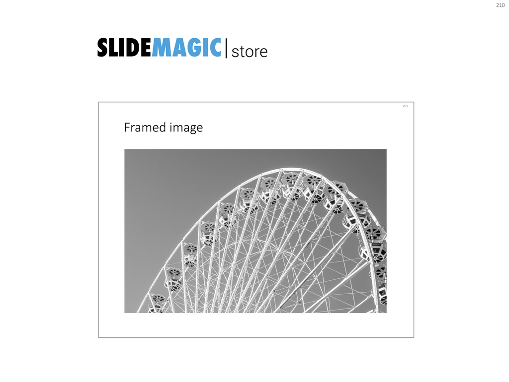 Framed image in PowerPoint