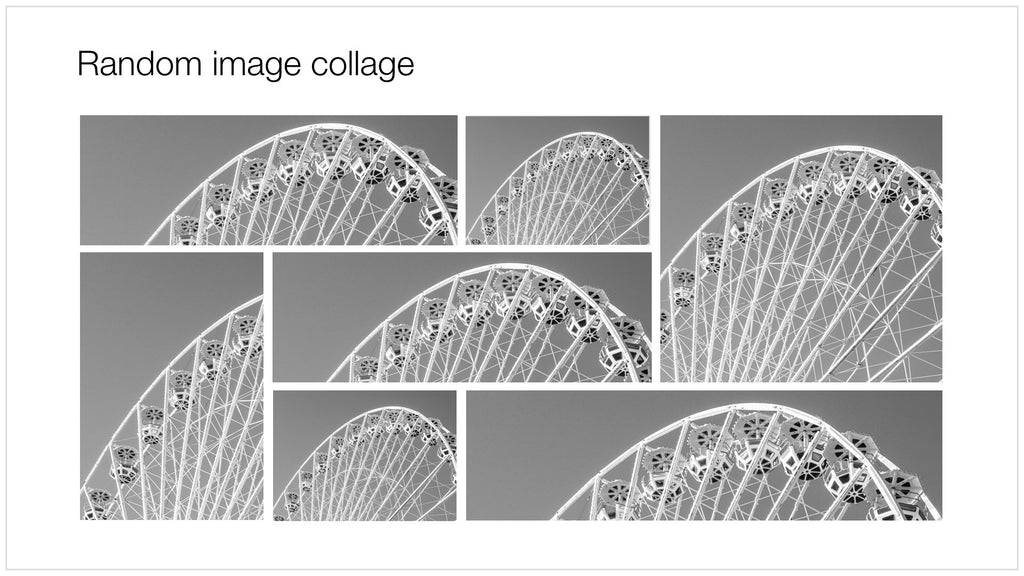 Image collage in Apple Keynote