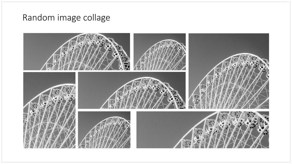 Image collage in PowerPoint