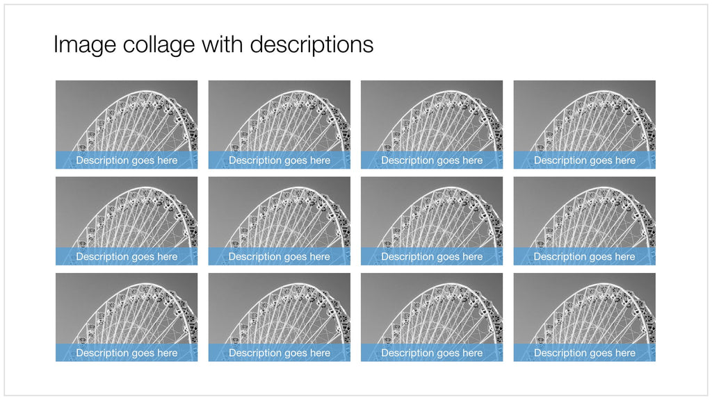 Image collage in Apple Keynote