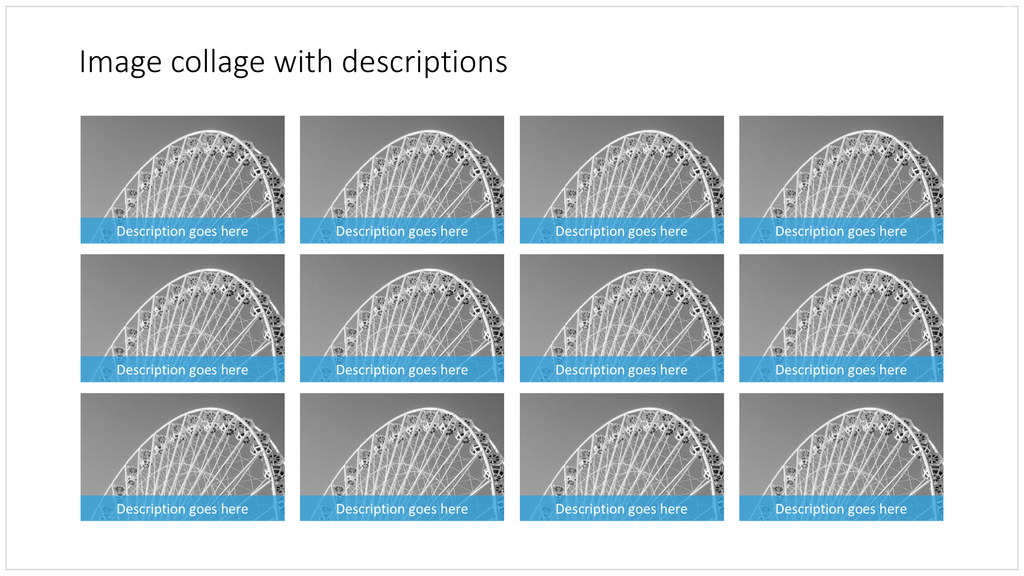 Image collage in PowerPoint