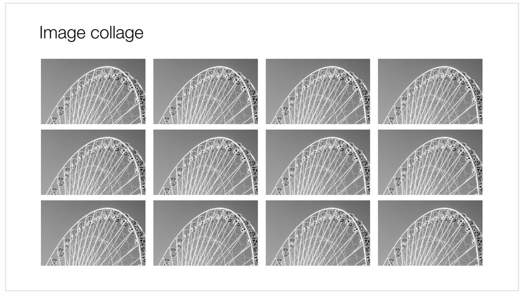 Image grid for Apple Keynote - 16:9 aspect