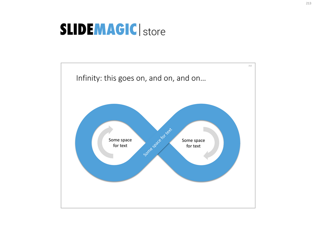 Infinity symbol in PowerPoint – SlideMagic