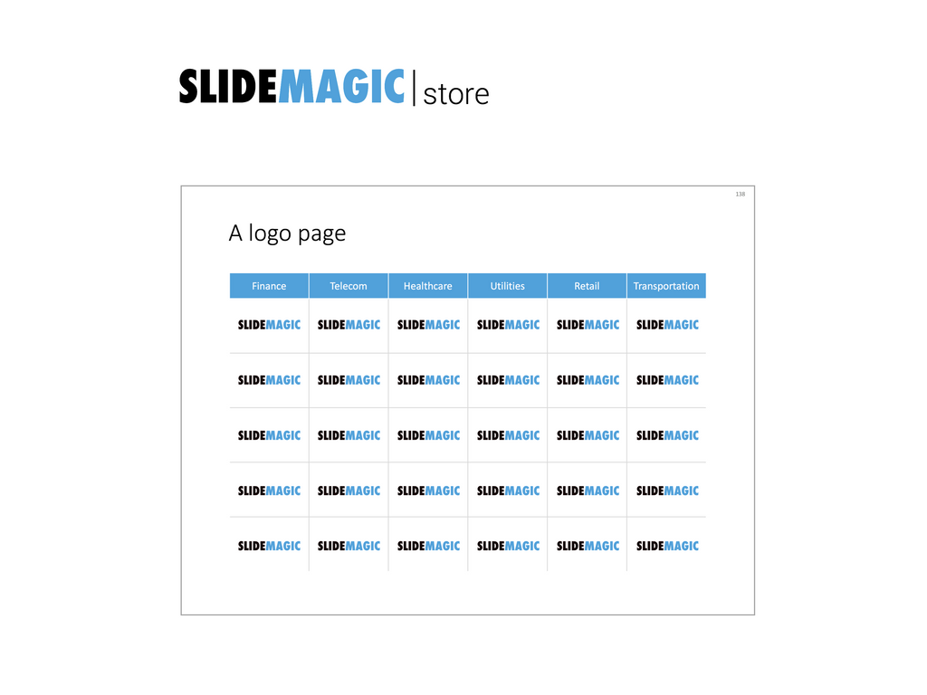 Logo page in PowerPoint