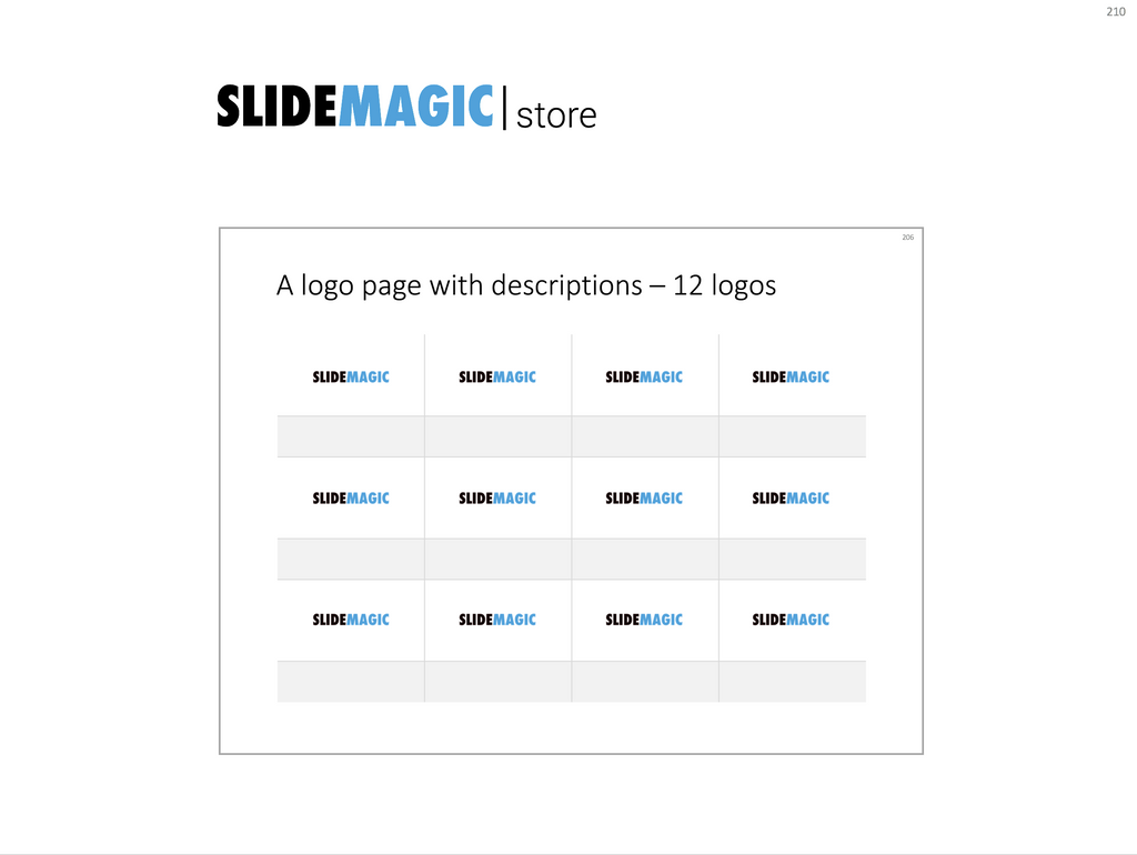 Logo page in PowerPoint