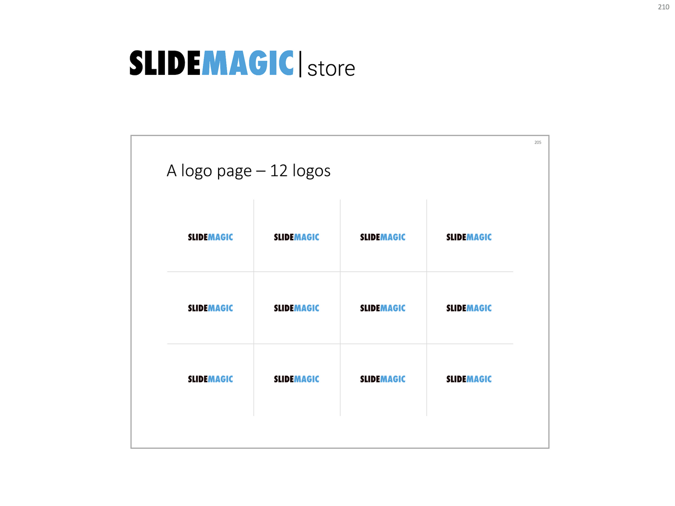 Logo page in PowerPoint