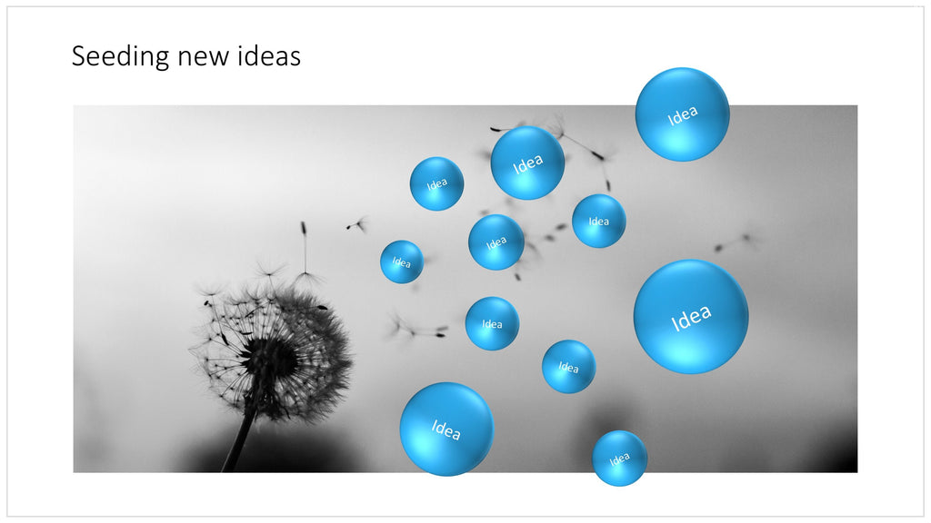 Dandelion in PowerPoint