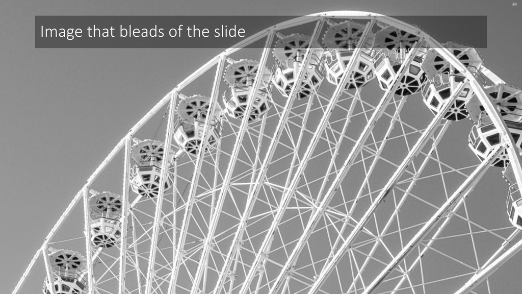 Full image with title in PowerPoint