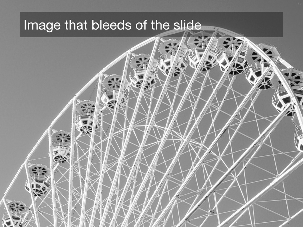 Full image with title in PowerPoint
