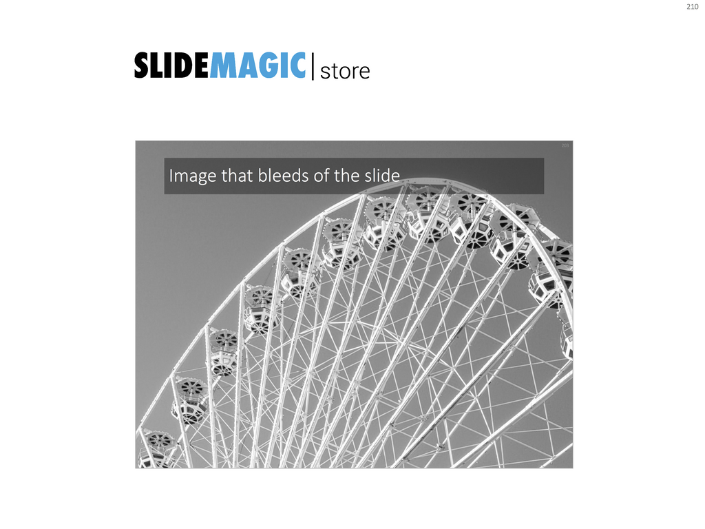 A free presentation slide template with an image and a title