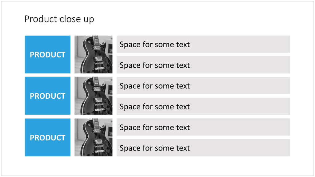 Grouped bullet list in PowerPoint