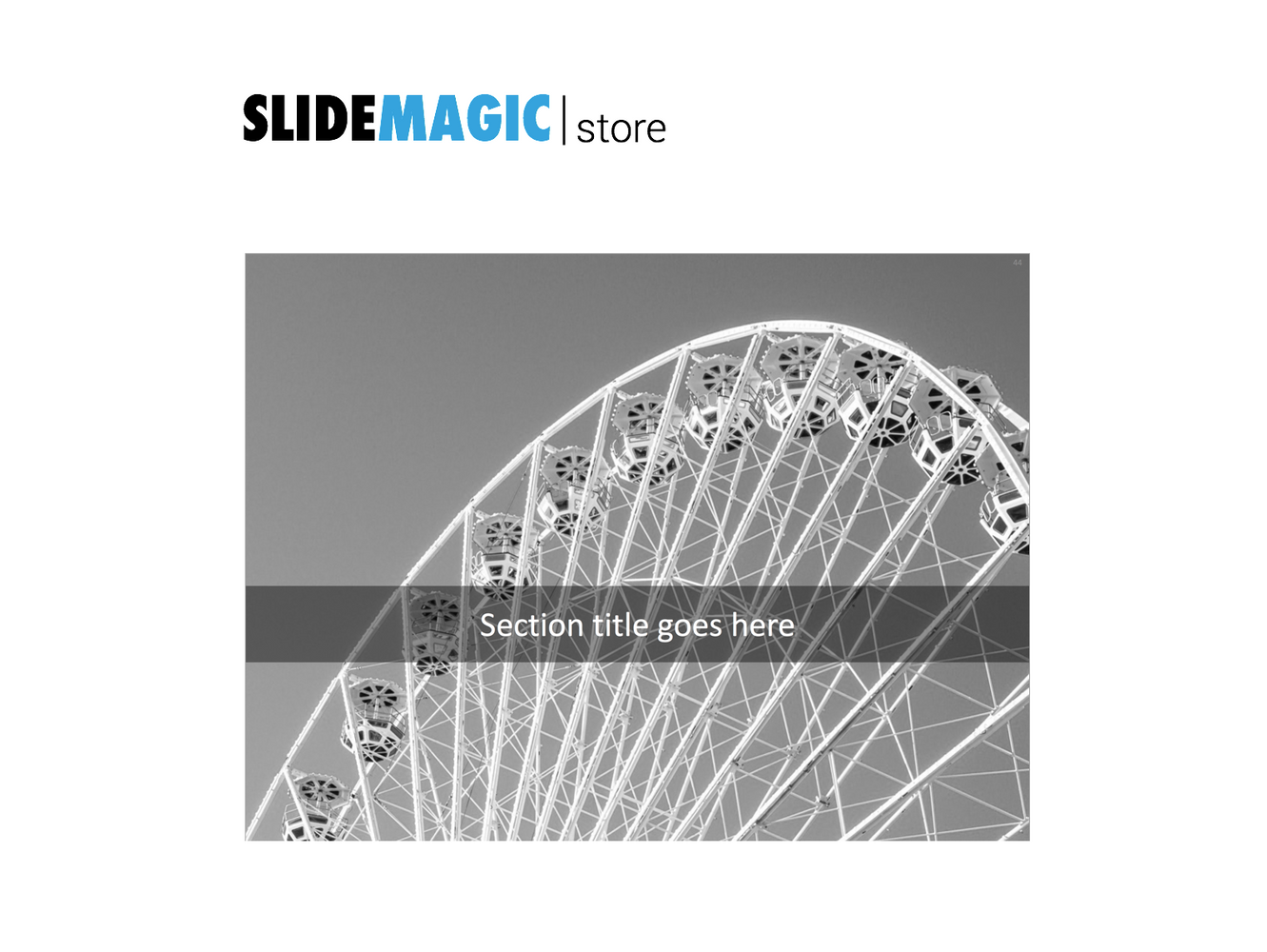 Tracker in PowerPoint with background image