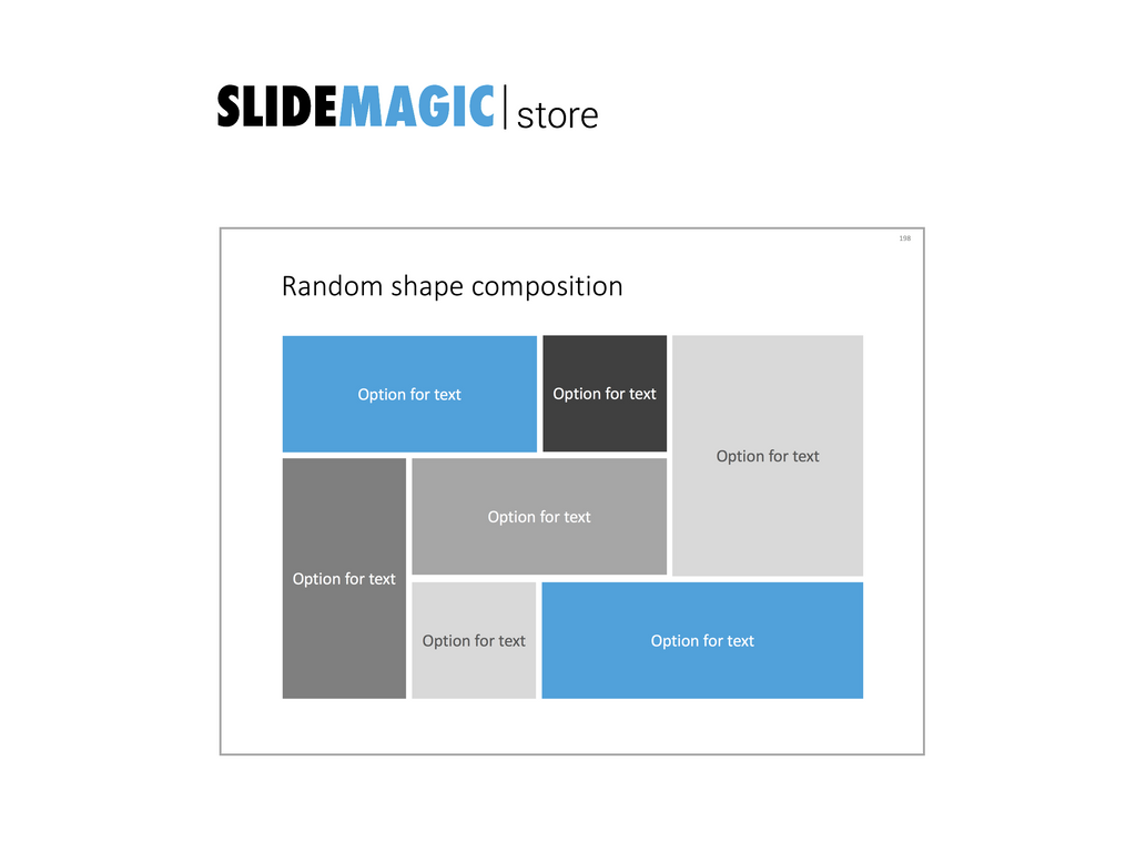 Shape collage in PowerPoint