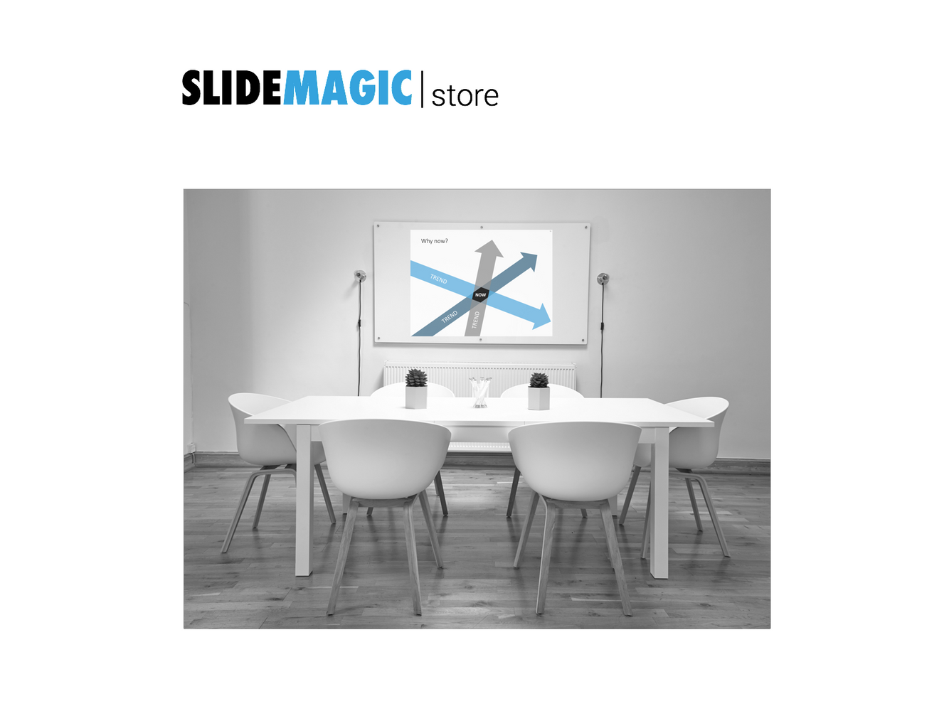 See how your slides will look on a wall