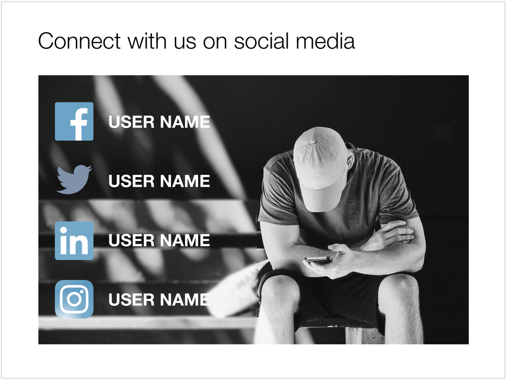 Social media icons in Apple Keynote