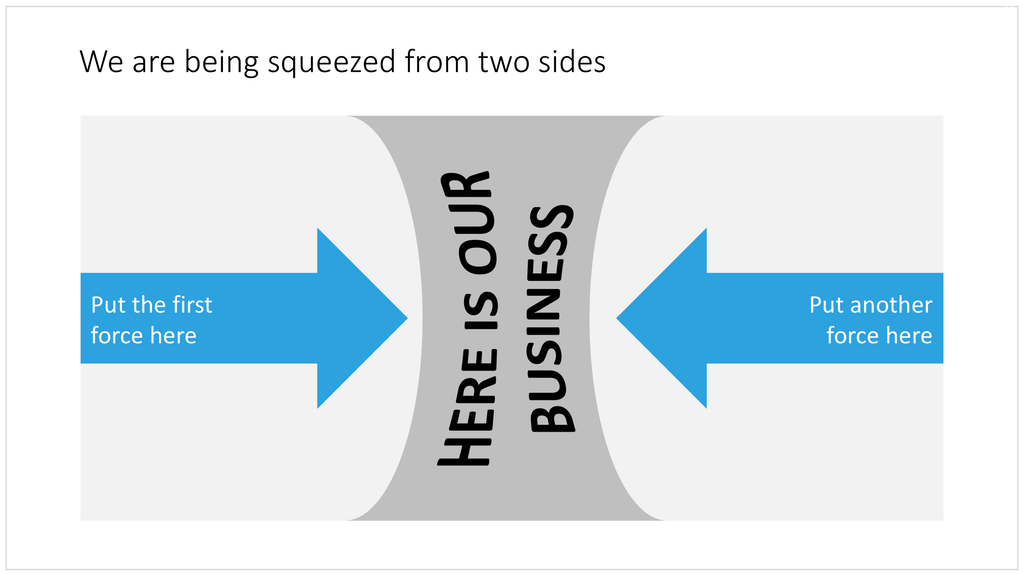 Squeezed in PowerPoint