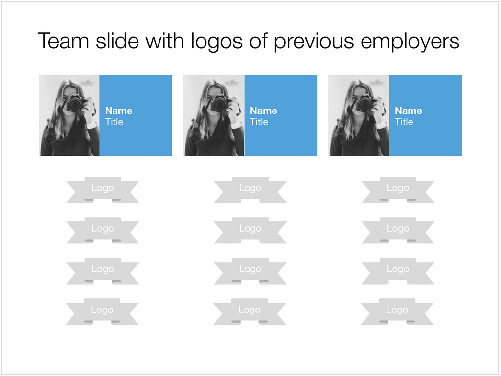 Team slide in Apple Keynote