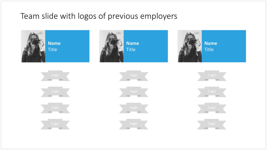 Team slide in PowerPoint