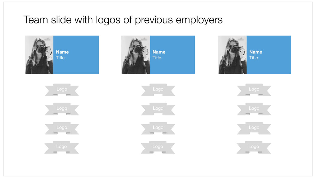 Team slide in Apple Keynote
