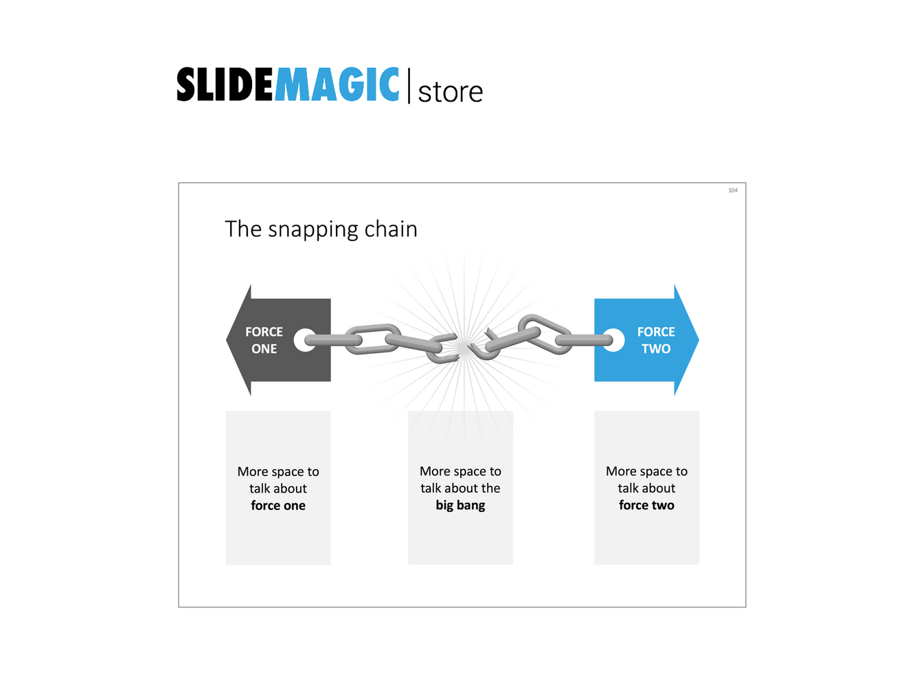 Snapping chain in PowerPoint